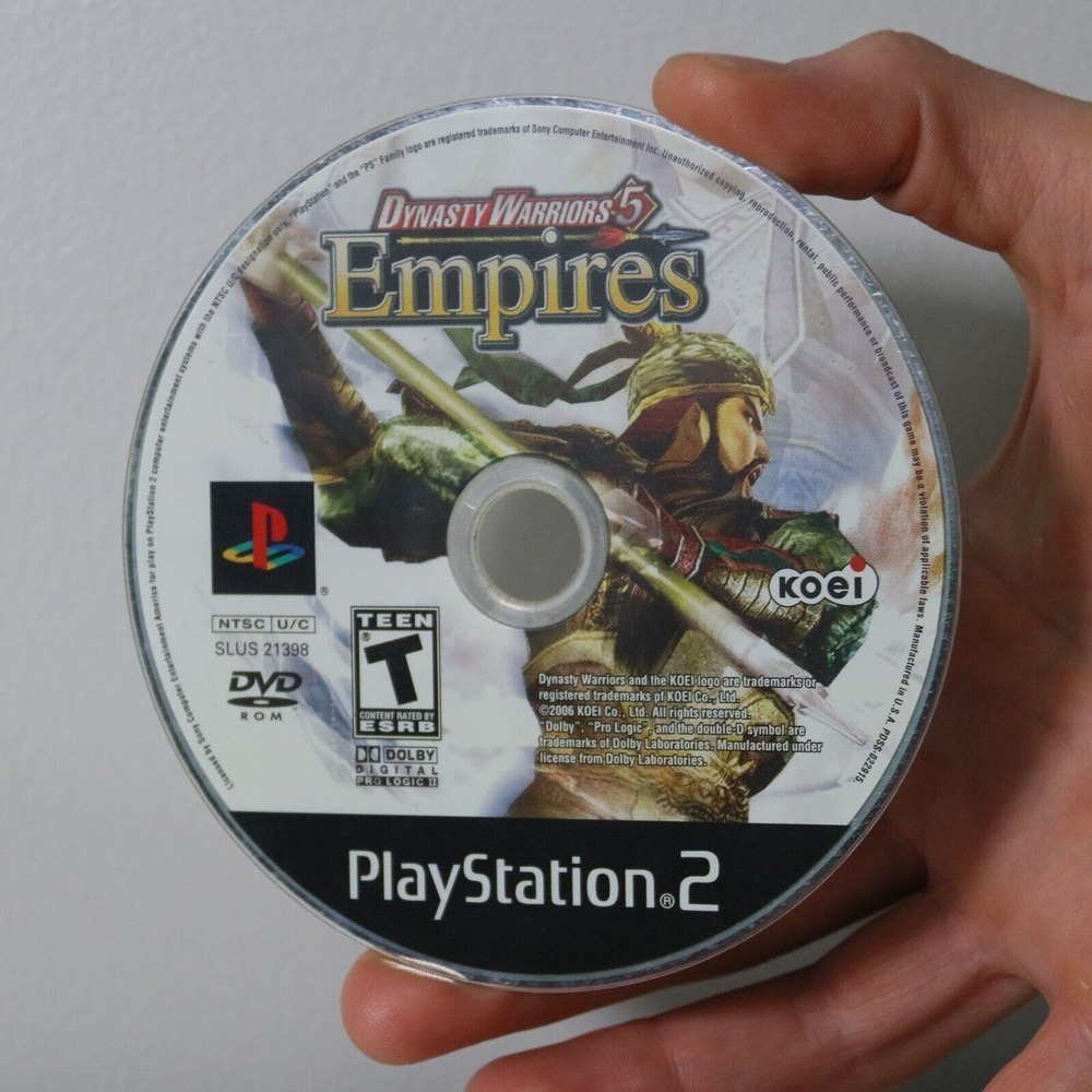 Sony PlayStation 2 PS2 Disc Only TESTED Dynasty Warriors 5: Empires​​